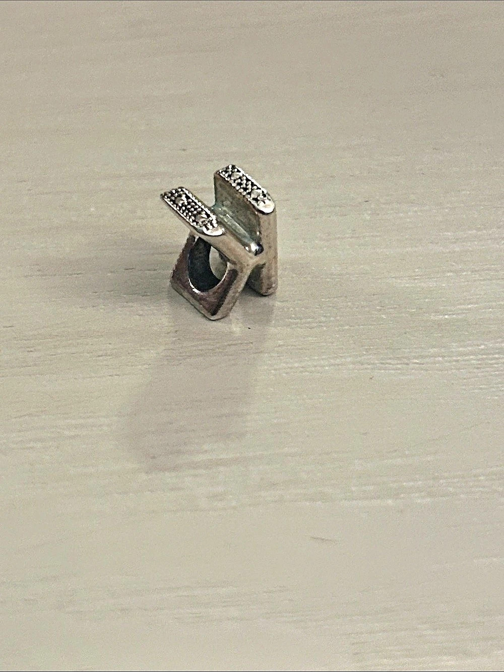 Pandora Letter K Alphabet Charm Silver